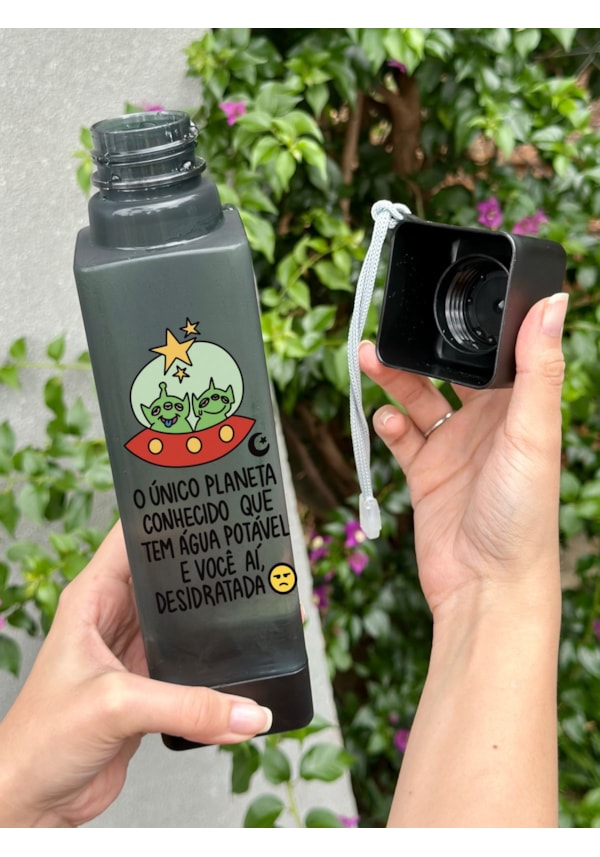 Garrafa 600ml Aliens Único Planeta