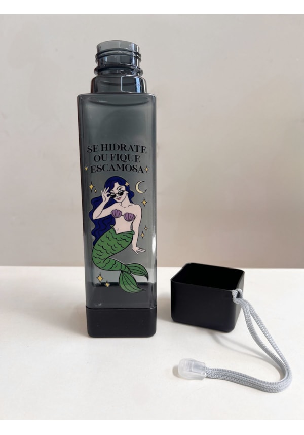 Garrafa 600ml Sereia Hidratada