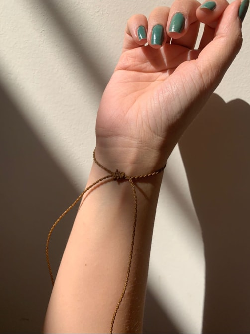 Hand Chain Macramê - Sereia