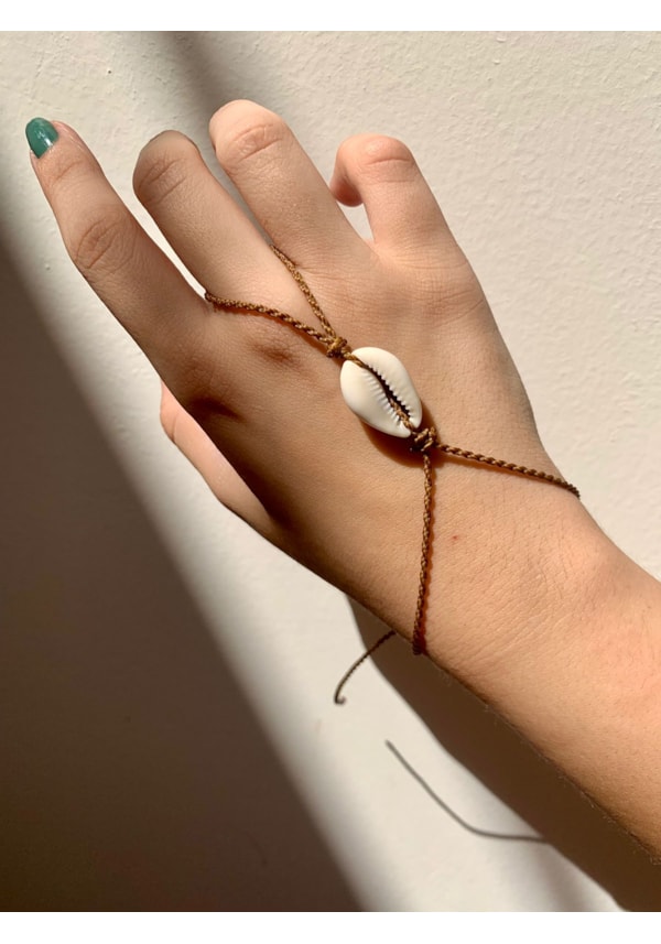 Hand Chain Macramê - Sereia