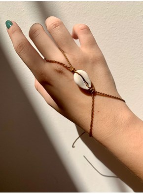 Hand Chain Macramê - Sereia