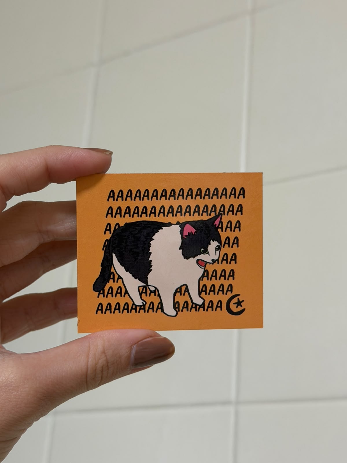 Imã de Geladeira - Gato aaa Amarelo — imagem 2