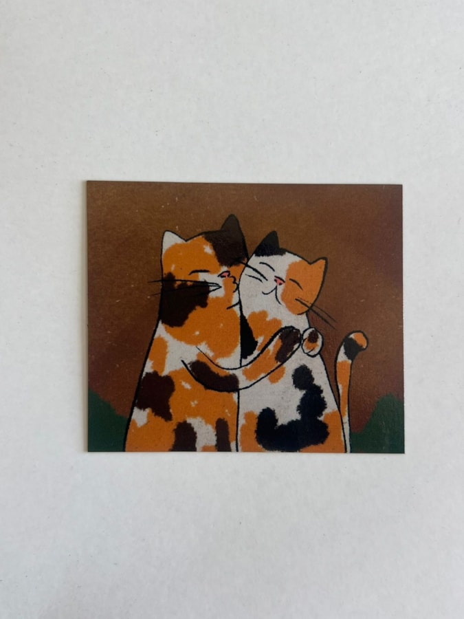 Imã de Geladeira - Gato O Beijo — imagem 2