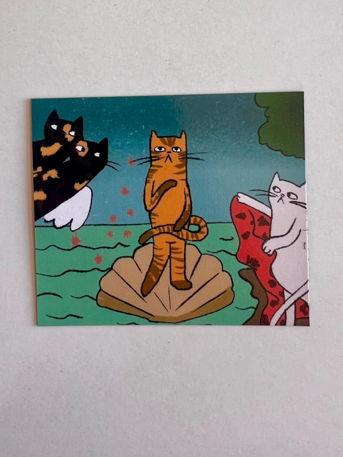 Imã de Geladeira - Gato Vênus — imagem 2