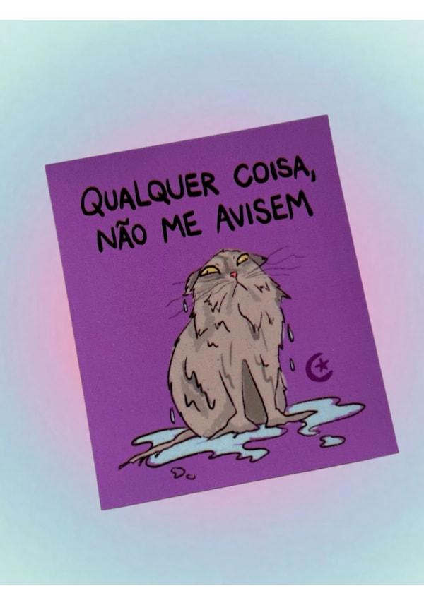 Imã de Geladeira - Não me Avisem