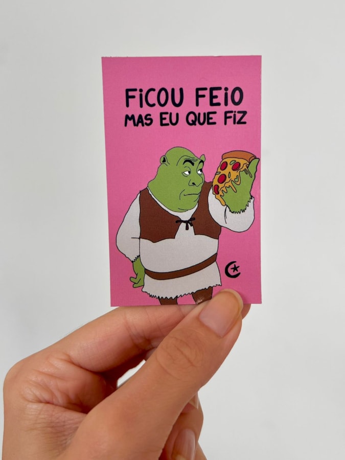 Imã de Geladeira Shrek eu que fiz — imagem 1