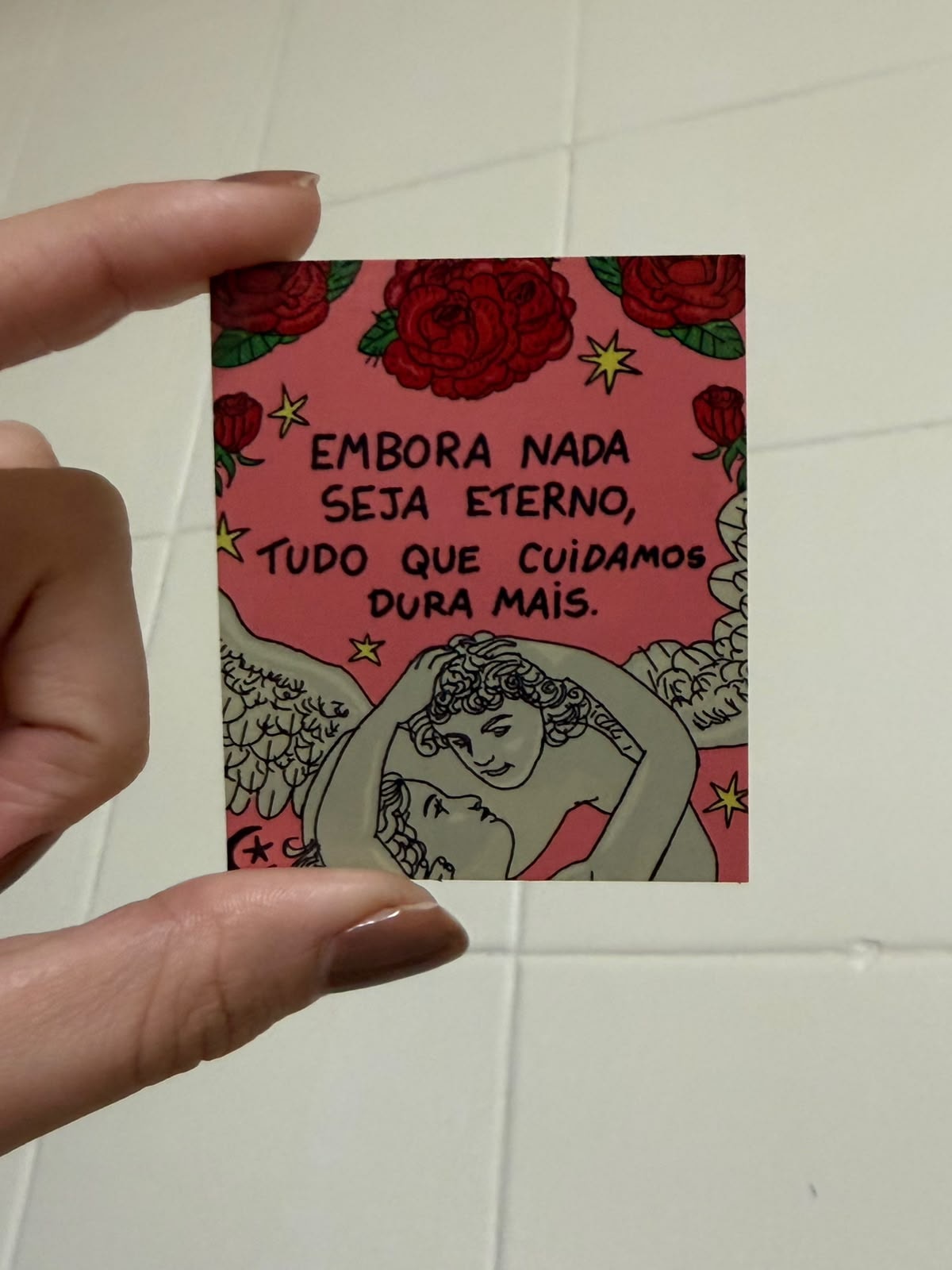 Imã de Geladeira - Tudo que cuidamos — imagem 1