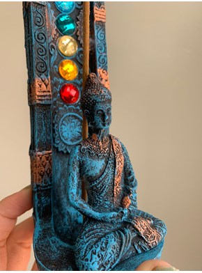 Incensário Buda Azul índigo