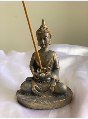 Incensário Buda com Lótus