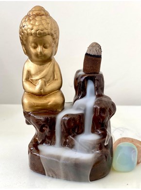 Incensário Cascata Buda Bebê