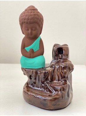 Incensário Cascata Buda Bebê