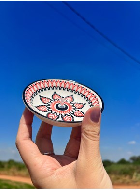 Incensário Mandala Flor - Cerâmica
