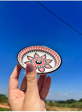 Incensário Mandala Flor - Cerâmica