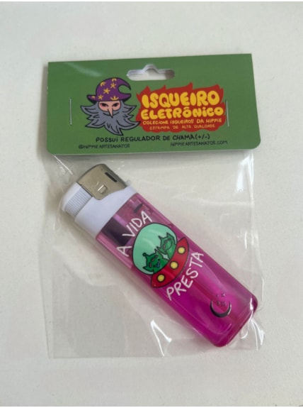 Isqueiro A Vida Presta - Rosa