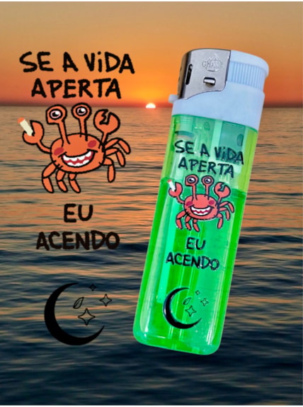 Isqueiro Caranguejo - Verde