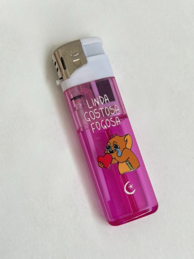Isqueiro Linda, Gostosa, Fogosa - Rosa — imagem 1