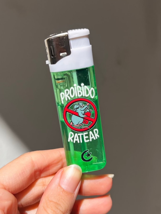 Isqueiro Proibido Ratear - Verde — imagem 1