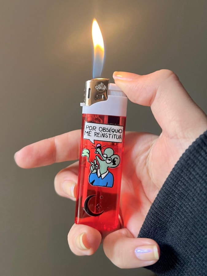 Isqueiro Rato Obséquio - Vermelho — imagem 1