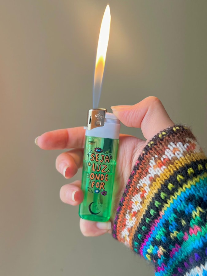 Isqueiro Seja luz onde for - Verde — imagem 2