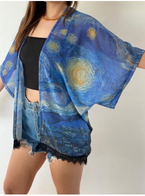 Kimono ¨A Noite Estrelada¨