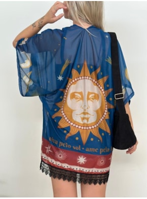 Kimono Astral Azul