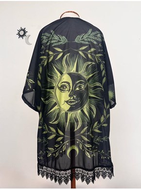 Kimono Bruxa Verde