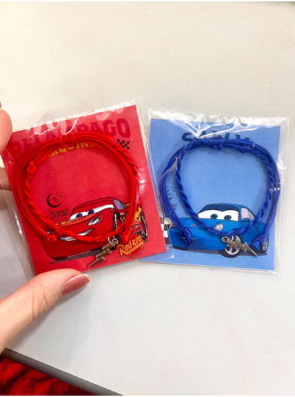 Kit 2 Pulseiras Relâmpago Marquinhos e Sally