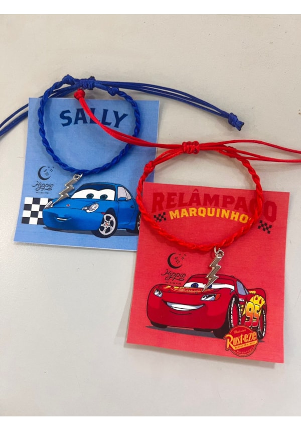 Kit 2 Pulseiras Relâmpago Marquinhos e Sally