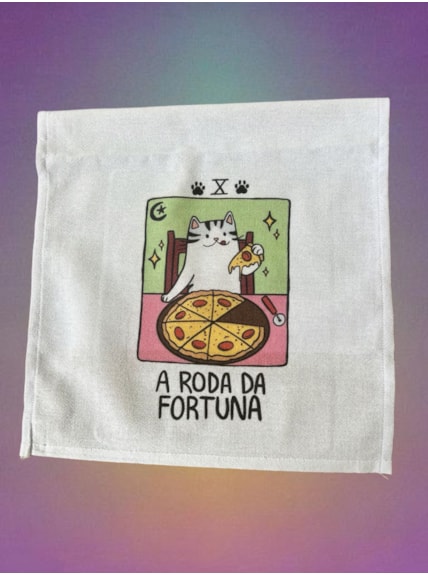 Kit 3 Panos de Prato - Gatos Tarot