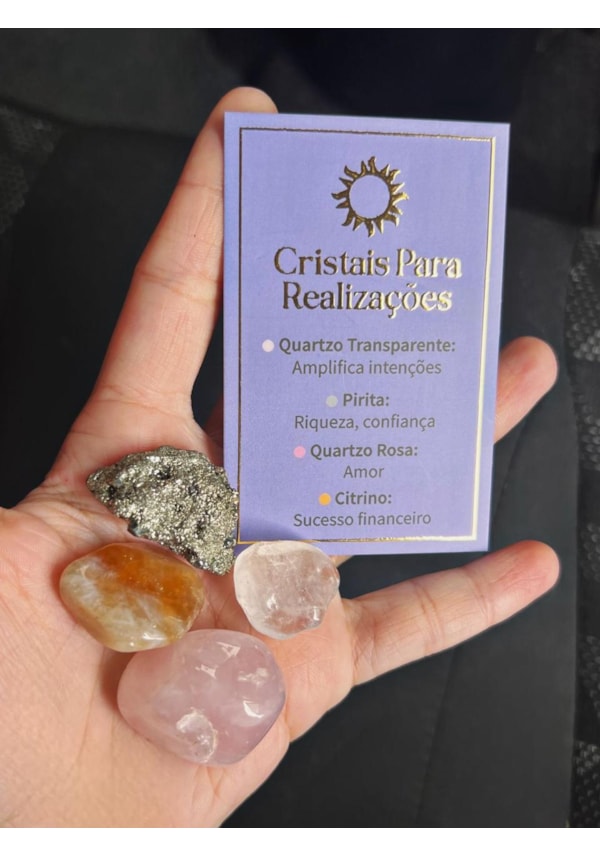 Kit 4 Cristais dos Desejos