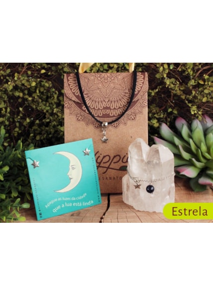 Kit Astral - Gargantilha + Pulseira + Brincos