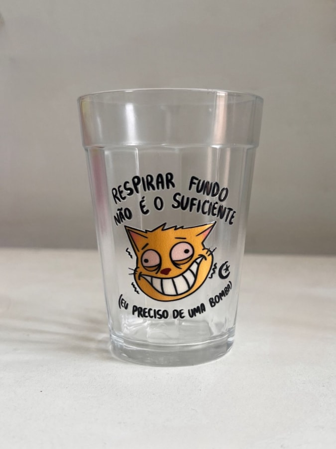 Kit com 3 Copos Não é o Suficiente - Vidro 190ml — imagem 3