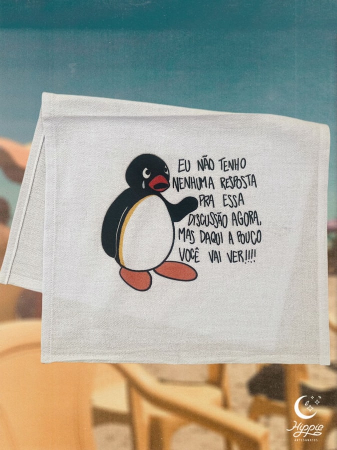 Kit com 3 Panos de Prato - Pingu — imagem 2