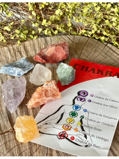 Kit Pedras Chakras