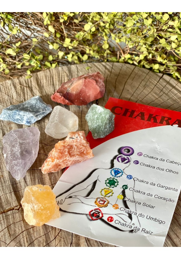 Kit Pedras Chakras