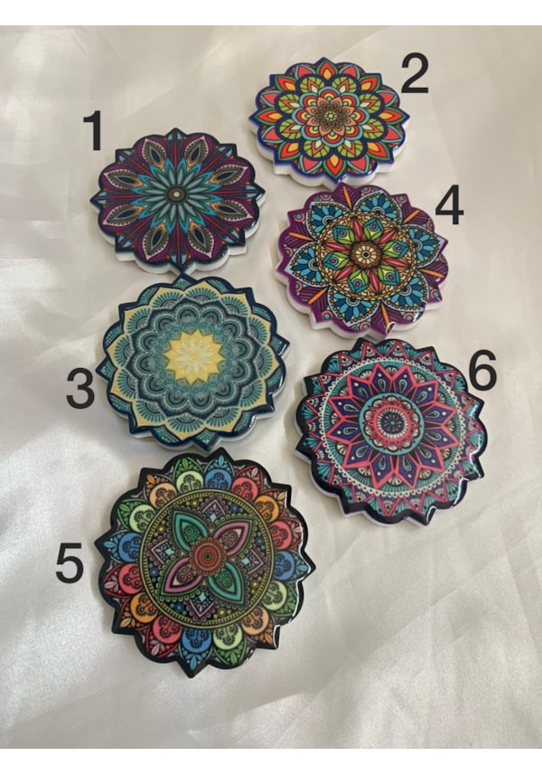 Mandala com Imã de Porcelana - Harmonia
