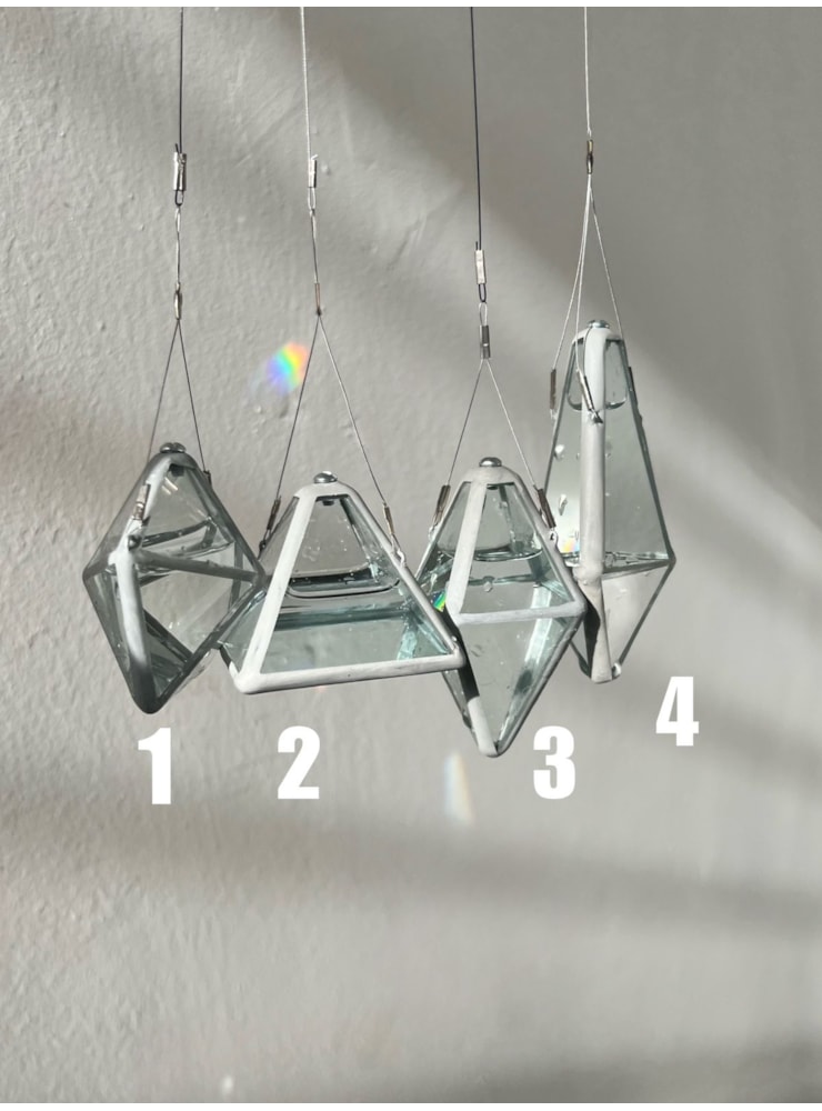 Móbile Mini Prisma d’água - Vidro — imagem 3