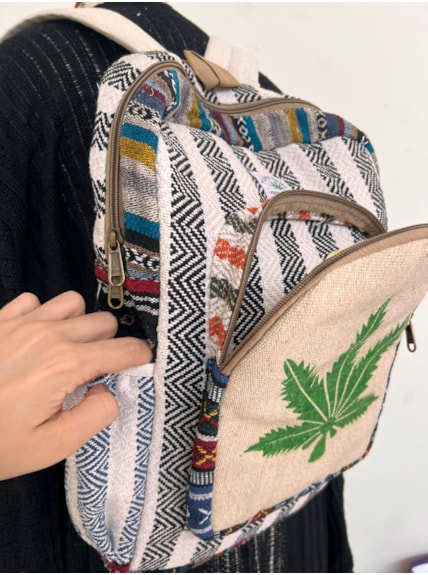 Mochila Grande Hemp Cânhamo - Leão