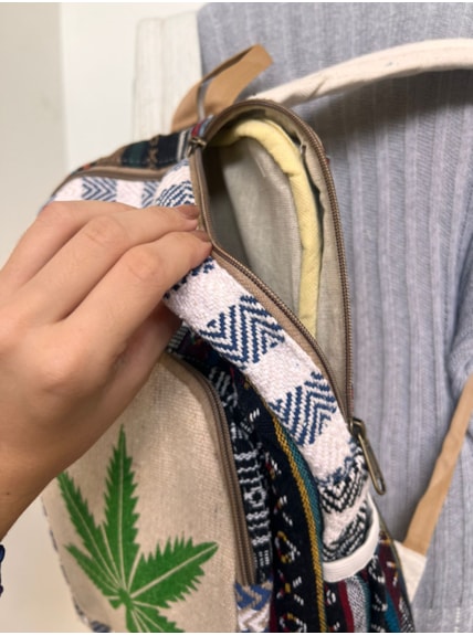Mochila Grande Hemp Cânhamo - Mago