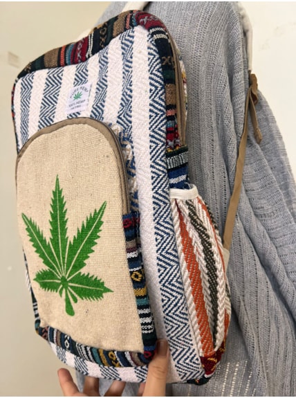 Mochila Grande Hemp Cânhamo - Ornitorrinco