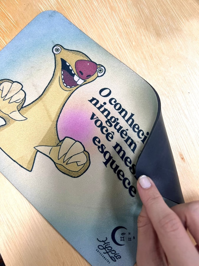 Mouse Pad - Sid Conhecimento A Gente Esquece — imagem 2