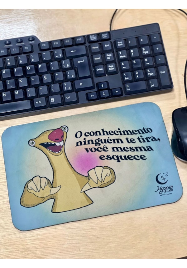 Mouse Pad - Sid Conhecimento A Gente Esquece