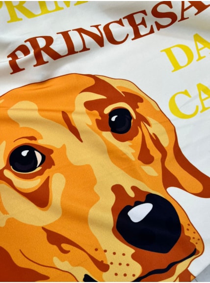 Panô Cumprimente a Princesa da casa