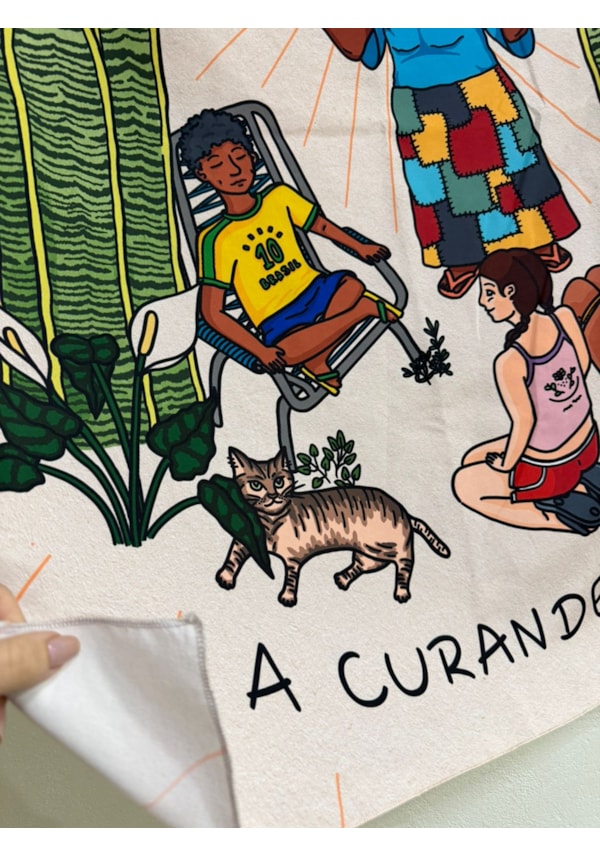 Panô Curandeira - Off-White
