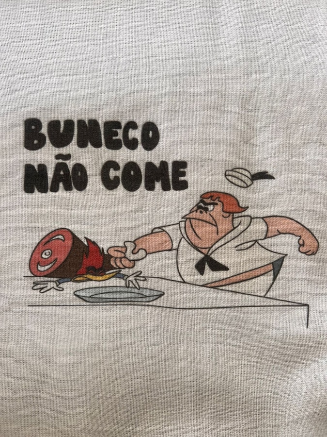 Pano de Prato - Boneco Não Come — imagem 2