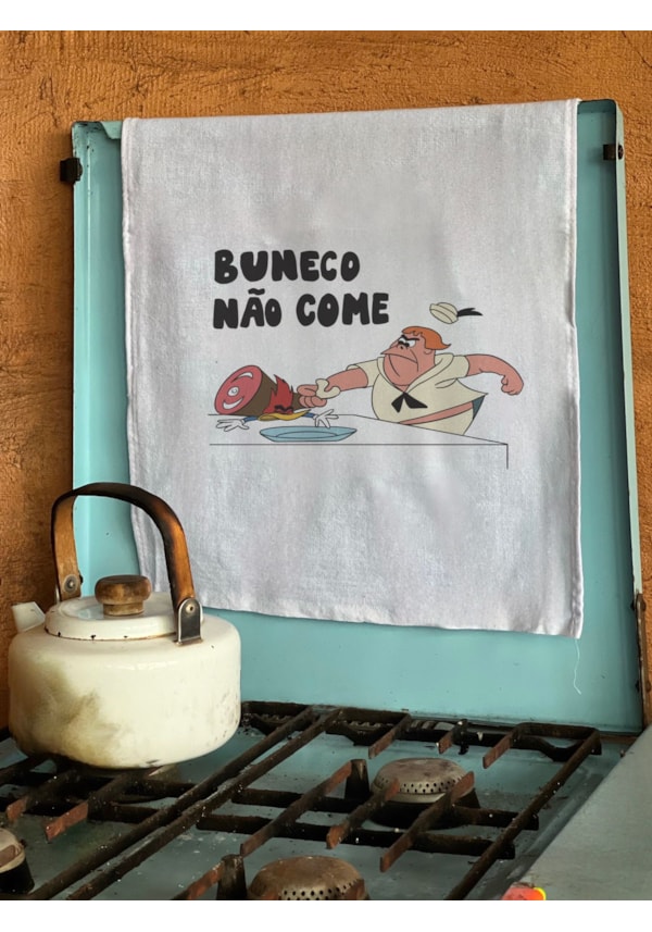 Pano de Prato - Boneco Não Come