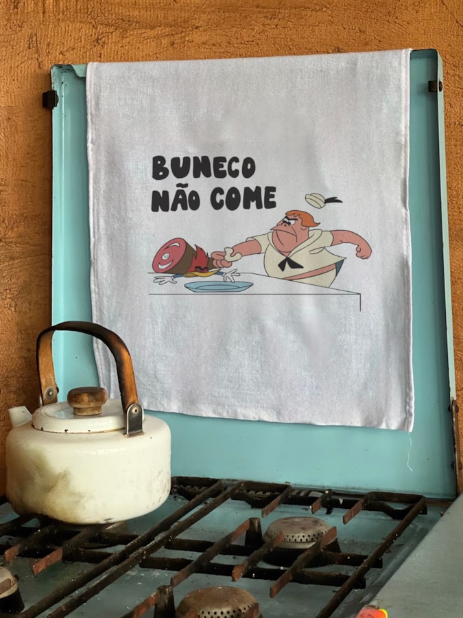 Pano de Prato - Boneco Não Come — imagem 1