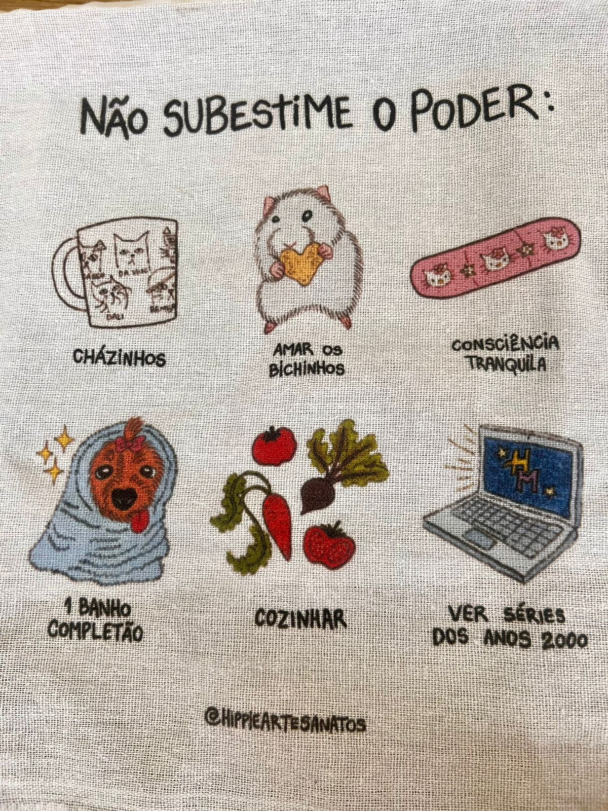 Pano de Prato - Coisas Poderosas — imagem 2