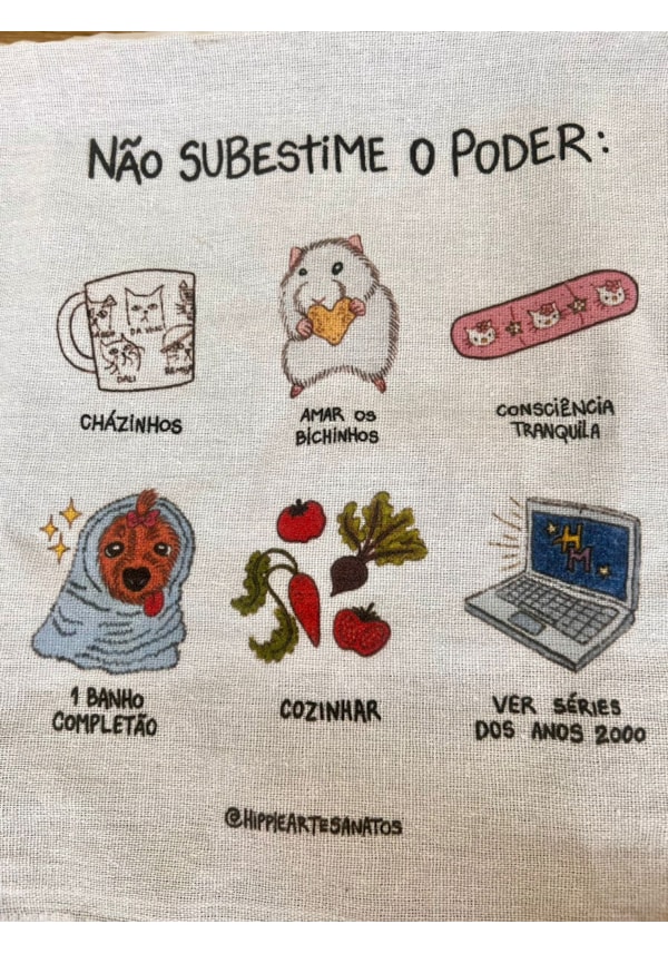 Pano de Prato - Coisas Poderosas