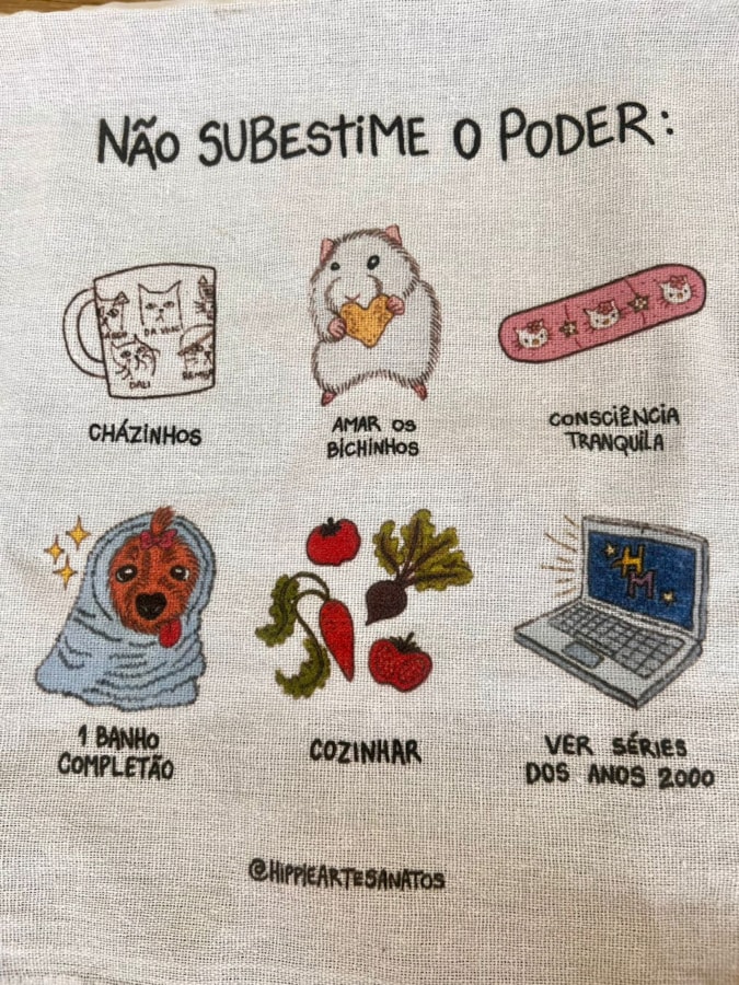Pano de Prato - Coisas Poderosas — imagem 2